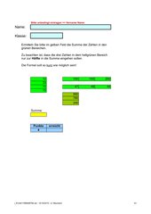 Excel-Test (log. Operationen, SVERWEIS)
