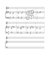 Bearbeitung eines Klavierstückes als Chorsatz (Pathétique)