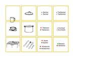 Bild-Wort-Karten Küche 1