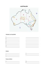 Topographie zu Australien