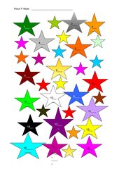 coloured stars