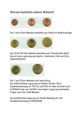 Woraus bestehen unsere Münzen ?