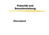 Vortrag zum Thema Sexualerziehung