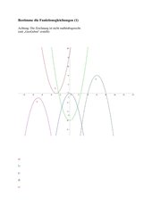 Quadratische Funktionen bestimmen 1 - 4
