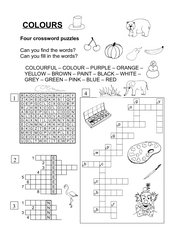 Colours - crossword puzzles