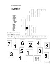 A Crossword Puzzle of Numbers