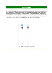 Methoden in der Analytischen Chemie - Kriminalogie (Urkundenfälschung)