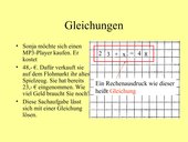 Powerpoint-Präsentation Gleichungen (Addition/Subtraktion)