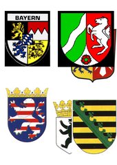 Wappen der Bundesländer Deutschlands