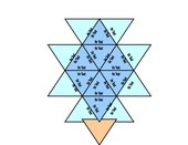noch ein Puzzle aus dreieckigen Einzelteilen (Trimino)
