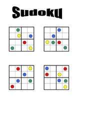 Sudoku 4x4 mit Farben