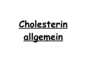 Cholesterin-Fragespiel