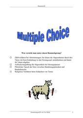 Multiple Choice Staatsrecht