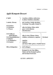 Apfel-Kompott-Dessert