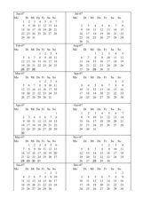 Kalender basteln 2007