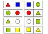 Domino Formen und Farben