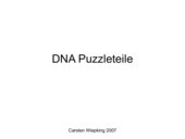 DNA zum Selberbasteln: Vorlage für Puzzleteile