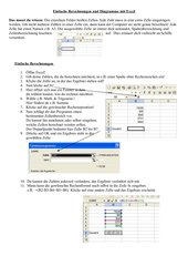 Einfache Berechnungen und Tabellen in Excel, Grundschule