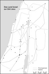 Karte von Israel zur Zeit Jesu
