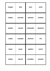 Quelques verbes (domino)