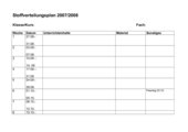  Stoffverteilungsplan blanko 2007/08 für Mecklenburg-Vorpommern