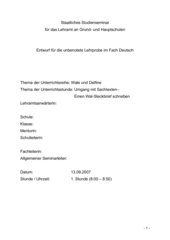 Deutsch - umgang mit Sachtexten - einen Wal-Steckbrief schreiben