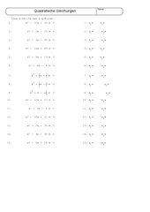 AB - quadratische Gleichungen 2