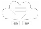 Valentinstag- Karte mit Freundschaftsgedicht