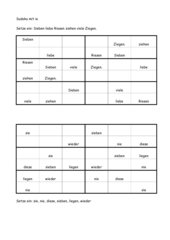Sudoku: Wörter mit ie (Kl.3/4)