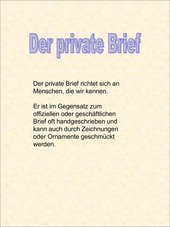 Der Privatbrief
