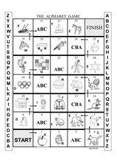 The English Alphabet  -  Boardgame