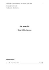 UR-Entwurf: Die neue EU