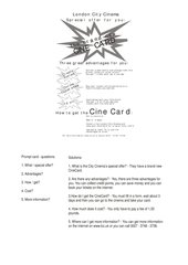 Prompt Card CineCard