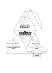 Erntedank - Pyramide mit Tischgebeten