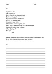 Tina's letter  - That's me
