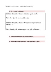 test (oral) discours indirect (kl.8)