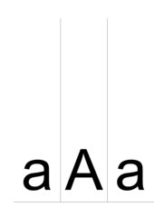 Synthese von Buchstaben
