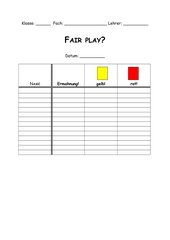 Fairplay Übersicht (Trainingsraum)
