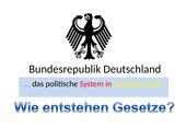 Wie entstehen Gesetze in Deutschland