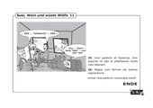 Perfekt ohne Stammveränderung: illustrierter Übungstext (Susi, das Superschaf Teil II, Datei 3/3)