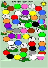 Easter Egg Hunt  -  Boardgame ab Klasse 1