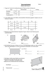 Geometrietest Klasse 7