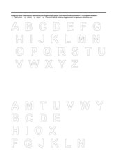 Spiegelsymmetrie bei Buchstaben