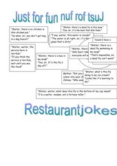 Restaurant  jokes