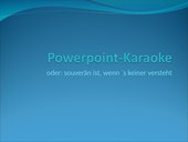 Powerpoint-Karaoke