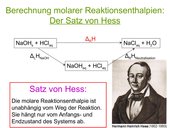 Satz von Hess - Herleitung, Anwendung und Übung