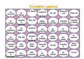 Spielerische Wiederholung der ar-Verben (4 Gewinnt) Unidad 2a