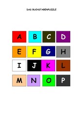 Buchstabenpuzzle