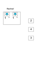 Klammerkarten für die Addition im Zahlenraum bis 5 