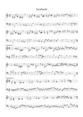 Georg Friedrich Händel (1685 - 1759): Suite d-Moll (1) - Sarabande